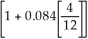 Let the size of the final payment be $x. At the agreed focal date (4 months from now): 1170   + 1243   = 1505   + x 1219.14 + 1277.80 = 1536.61 + x 960.33 = x The size of the final payment is $960.33.