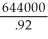 a)Let x represent the sales volume in dollars. Total revenue: TR = x = = 58% of revenue = 0.58 Total cost: TC = 215 000 + 0.58x b)Using the contribution margin approach and assuming that P = $1.00, we obtain: CM = P-VC = 1-0.58 = 0.42 BE volume (in units)= = = 511904.76 = 511905 units Capacity = = 700 000 BE volume as a percent of capacity = = 73.13% c)FC = $203 800 and VC = 0.62, then CM = 1-0.62 = 0.38 CR = = = 0.38 BE in sales dollars = = = $536 315.79