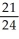 Ratio: : : : = : : : = 16 : 6 : 21 : 11 Let the constant part be x