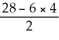 Simplify: 6 +   - 4