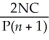 Evaluate K: K = for N = 32, C = 20, P = 1859, n = 26