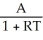 Evaluate P: P = for A = 752, R = 0.145, T =