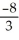 x + 7y = 0 x + 4y = 8 3y = -8 y = x + 7 = 0 x - = 0 x =