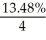 PV = 3500.00; i = = 0.0337 October 31, 2002 - July 31, 2016 contains 13 years, 9 months. n = 13 * 4 + 9/12 * 4 = 52 + 3 = 55 FV = 3500(1 + 0.0337)55 = 3500(6.1901104) = 21 665.39