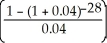 PMT = = $150 PP = 5000 + 150 PP = 1667.39 + 2499.46 PP = $4166.85 Programmed solution: The purchase price is 1667.39 + 2499.46 = $4166.85