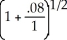 p =   -1 = .0392305 ALT. A = 40000.00 + 30000.00(1.08)-2 = 40000.00 + 30000.00(.857339) =40000.00 + 25720.16 = $65720.16=$65 720. ALT. B = 50000.00 + 2000.00   = 50000.00 + 2000.00(8.142056025) =50000.00 + 16284.11 = $66284.11=$66 284. BEST
