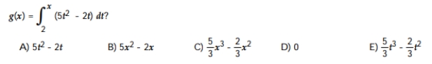 Which of the following is an expression for g'(x)when