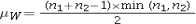 <strong>For the Wilcoxon rank-sum test with the sample sizes being at least 10,the test statistic can be assumed to follow a normal distribution with mean __________________________.</strong> A) B) C) D)