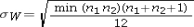 <strong>For the Wilcoxon rank-sum test with the sample sizes being at least 10,the test statistic can be assumed to follow a normal distribution with mean __________________________.</strong> A) B) C) D)