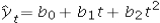 <strong>Which of the following formulas is used to make forecasts using the exponential trend model?</strong> A) B) C) D)