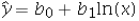 <strong>For the logarithmic model ln(y)= β<sub>0</sub> + β<sub>1</sub>ln(x)+ ε,the predicted value of y is computed by _______________.</strong> A) B) C) D)