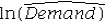 <strong>The following data show the demand for an airline ticket dependent on the price of this ticket. For the assumed cubic and log-log regression models,Demand = β<sub>0</sub> + β<sub>1</sub>Price + β<sub>2</sub>Price<sup>2 </sup>+ β<sub>3</sub>Price<sup>3 </sup>+ ε and ln(Demand)= β<sub>0</sub> + β<sub>1</sub>ln(Price)+ ε,the following regression results are available. Which of the following does the slope of the obtained log-log regression equation = 26.3660 - 3.2577 ln(Price)signify?</strong> A) For every 1% increase in the price,the predicted demand declines by approximately 3.2577%. B) For every 1% increase in the demand,the expected price increases by approximately 3.2577%. C) For every 1% increase in the demand,the expected price decreases by approximately 3.2577%. D) For every 1% increase in the price,the predicted demand increases by approximately 3.2577%.