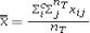 <strong>Which of the following formulas is used to compute the grand mean?</strong> A) B) C) D)