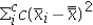 <strong>Which of the following is a correct formula for the sum of squares due to treatments?</strong> A) SSTR = B) SSTR = C) SSTR = D) SSTR =