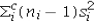 <strong>Which of the following is a correct formula for the error sum of squares?</strong> A) SSE = B) SSE = C) SSE = D) SSE =