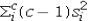 <strong>Which of the following is a correct formula for the error sum of squares?</strong> A) SSE = B) SSE = C) SSE = D) SSE =