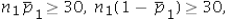 <strong>Which of the following is appropriate to conduct a hypothesis test for the difference between two population proportions under independent sampling.</strong> A) In every case. B) Only if and . C) Only if ,and D) Only if