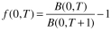  <strong>Which formula is correct for a simple forward interest rate over [T,T +  \delta ]?</strong> A)   B)   C)   D)   E) None of these answers are correct. <div style=padding-top: 35px>  