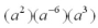 Simplify the following:  