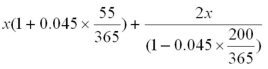 Simplify and collect like terms:  