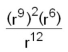 Evaluate the following:   =