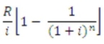 Calculate the result to the nearest cent given n = 3; i = .087 and R = $925