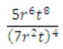 Calculate the result to four decimal places given r = 1.3 and t = 2.6