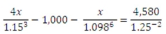 Solve for the unknown rounded to two decimal places  