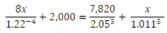 Solve for the unknown rounded to two decimal places  