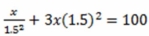 Solve for x:  
