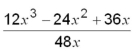 Perform the operation indicated and collect like terms: