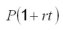 Evaluate and calculate to the cent: for P = $770, r = 0.013,