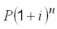 Evaluate and calculate to the cent: for P = $1,280, i = 0.025, n = 3