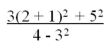 Evaluate the following:  