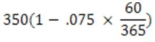 The value of   is 345.68