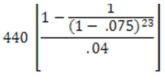 Determine the final value of  