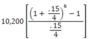 Calculate the final value of the following equation  