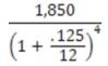 Calculate the final value of the following equation  
