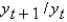 <strong>The growth rate of any variable y between periods t and t + 1 is the __________ and is given by the term __________.</strong> A)percentage of that variable;   B)percentage change in that variable;   C)percentage change in that variable;   D)percentage of that variable;   E)percentage change in that variable;   <div style=padding-top: 35px> 