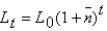<strong>Suppose population growth is given by   ,where L0 is the population today,   Is the population in t periods,and   Is the population constant growth rate.If we do not know what value   Takes but do know the values of   ,   ,and t,we can calculate   By punching __________ into our calculator.</strong> A)   B)   C)   D)   E)   <div style=padding-top: 35px> 
