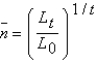 <strong>Suppose population growth is given by   ,where L0 is the population today,   Is the population in t periods,and   Is the population constant growth rate.If we do not know what value   Takes but do know the values of   ,   ,and t,we can calculate   By punching __________ into our calculator.</strong> A)   B)   C)   D)   E)   <div style=padding-top: 35px> 