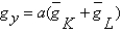 <strong>Suppose K and L grow at constant rates given by   And   )What is the growth rate of y if   ?</strong> A)   B)   C)   D)Either a or b is correct. E)None of the above is correct. <div style=padding-top: 35px> 