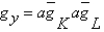 <strong>Suppose K and L grow at constant rates given by   And   )What is the growth rate of y if   ?</strong> A)   B)   C)   D)Either a or b is correct. E)None of the above is correct. <div style=padding-top: 35px> 