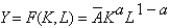 <strong>The following equation is an example of __________: )</strong> A)a consumption function B)a utility function C)a production function D)the production possibilities frontier E)a growth model
