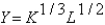 State whether the following production functions exhibit increasing,constant,or decreasing returns to scale in K and L. (a) (b) (c)