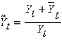 Defining as current output, as potential output,and as short-run fluctuations,the text uses the following equation to measure the fluctuations component of output: