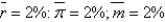 <strong>Professor John Taylor suggested using which set of values for the Taylor rule?</strong> A) B) C) D) E)
