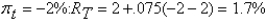 The simple monetary rule is:   so •   ,because   ,expansion; •   ,because   ,long run; •   ,because   ,recession.