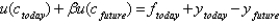 <strong>The intertemporal budget constraint is written as:</strong> A)   . B)   . C)   . D)   . E)   . <div style=padding-top: 35px> 