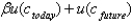 <strong>Which of the following represents the consumer's lifetime utility?</strong> A)   B)   C)   D)   E)   <div style=padding-top: 35px> 
